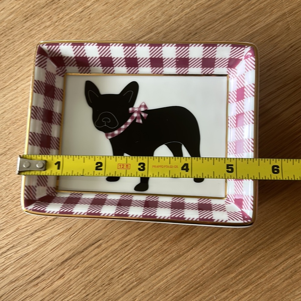 Frenchie trinket tray from Draper James - Picture 3 of 5